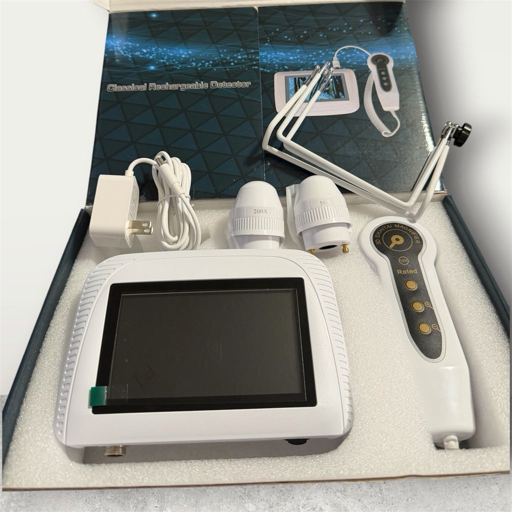 Digital Hair & Skin Analyzer with 5 Inch HD Screen 50X-200X Magnification