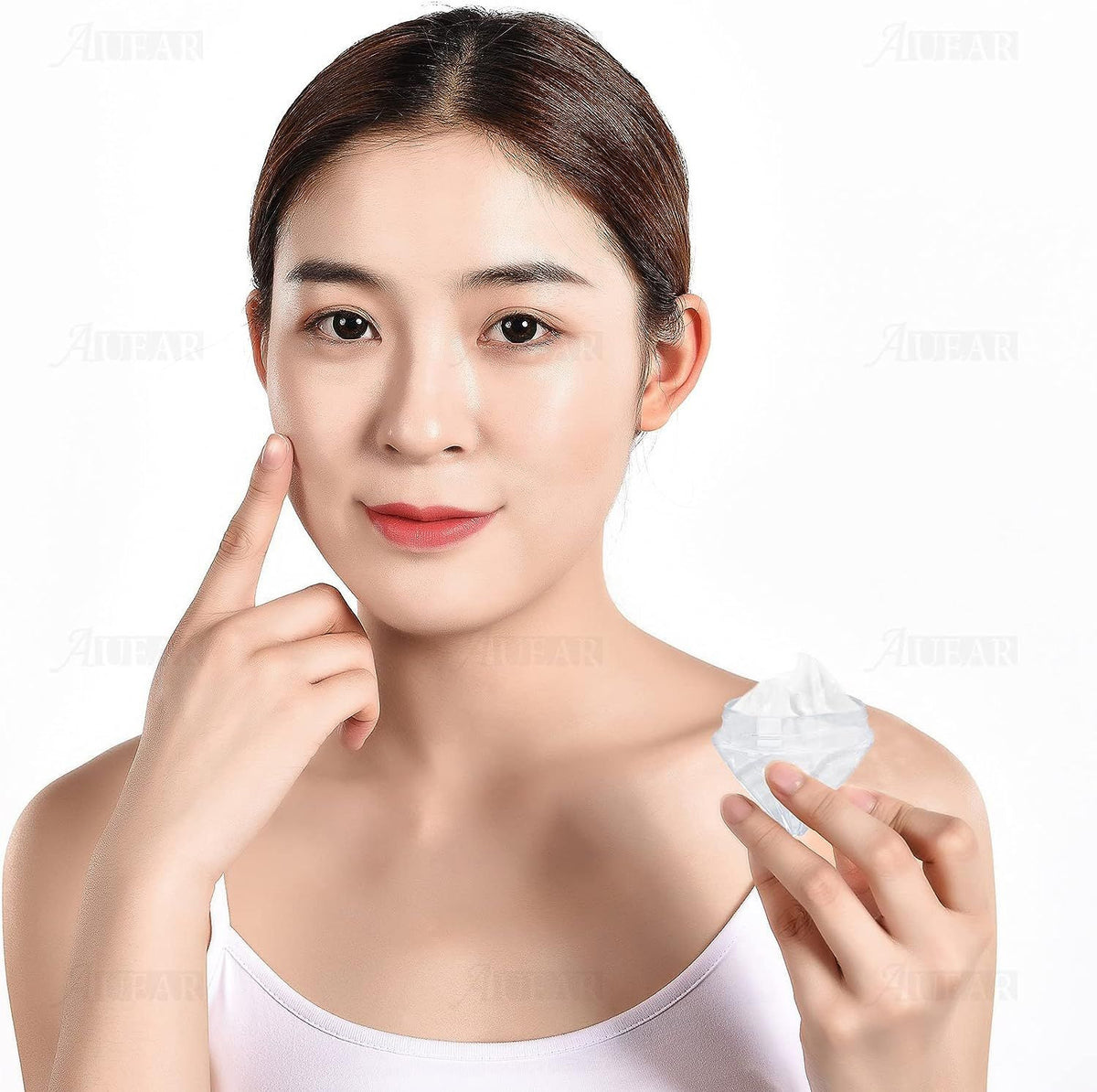 Diamond Shaped 5g Empty Jars - 50 Pack Clear Plastic Containers for Lip Balm & Cosmetics