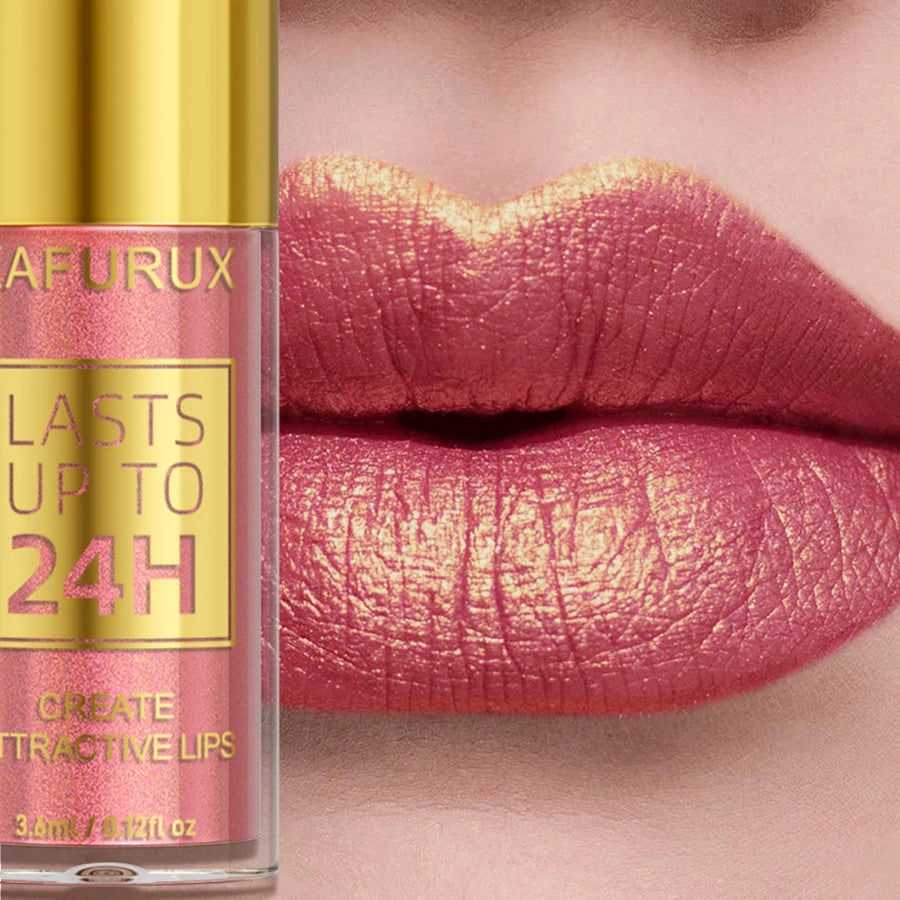 14-Color Glitter Lip Gloss Set Long Lasting Waterproof Lipstick