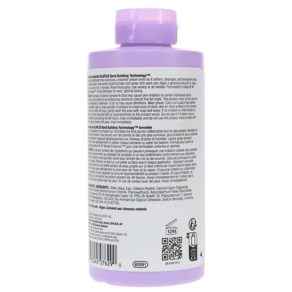 Olaplex No. 5P Blonde Enhancer Toning Conditioner 8.5 oz for Blonde & Gray Hair