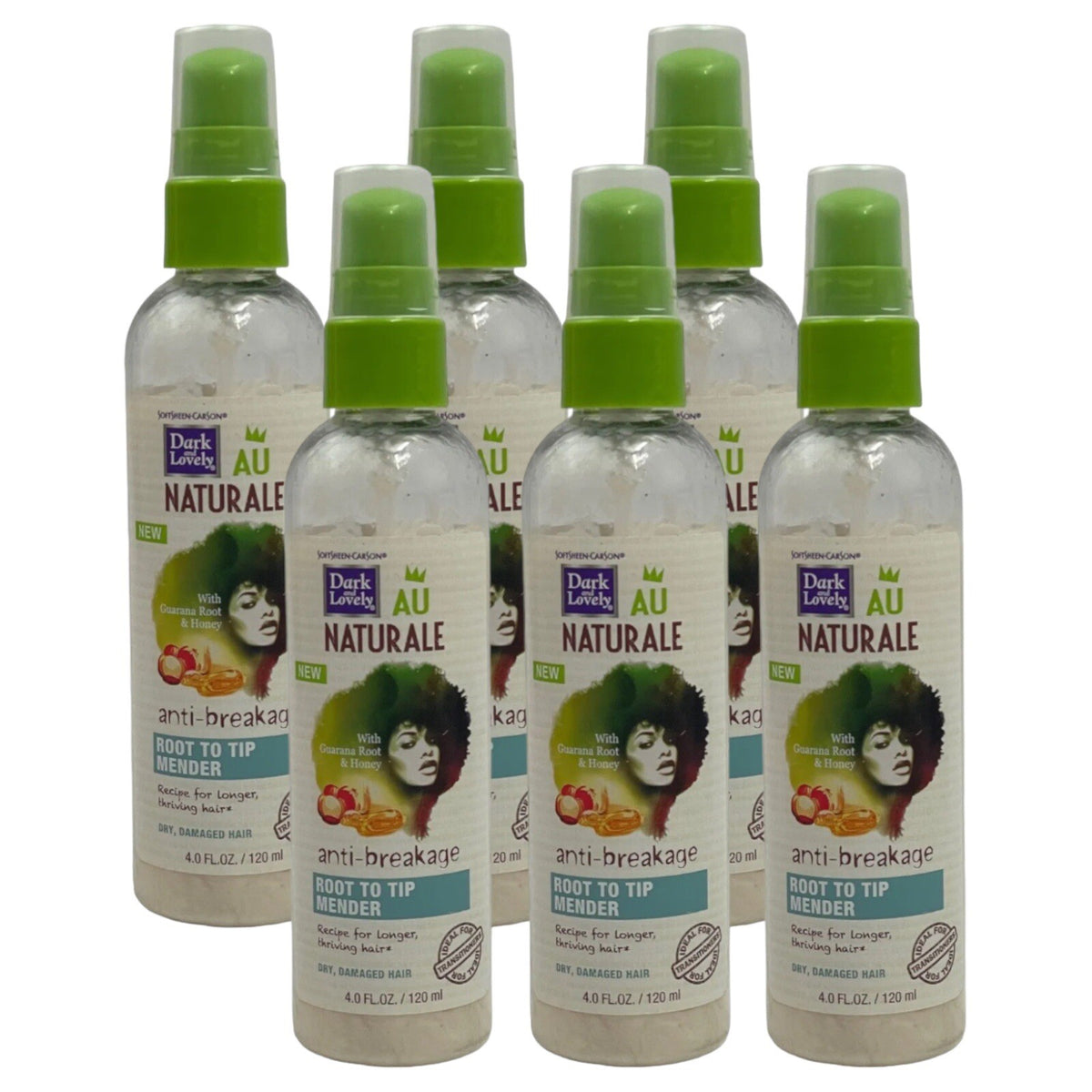 Anti Breakage Hair Treatment for Dry Hair - 6 Pack 4 oz Root to Tip Mender