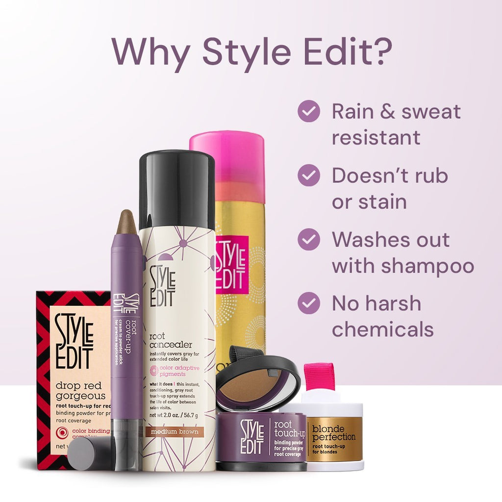 Root Coverup Stick Dark Brown Hair Concealer for Gray Coverage