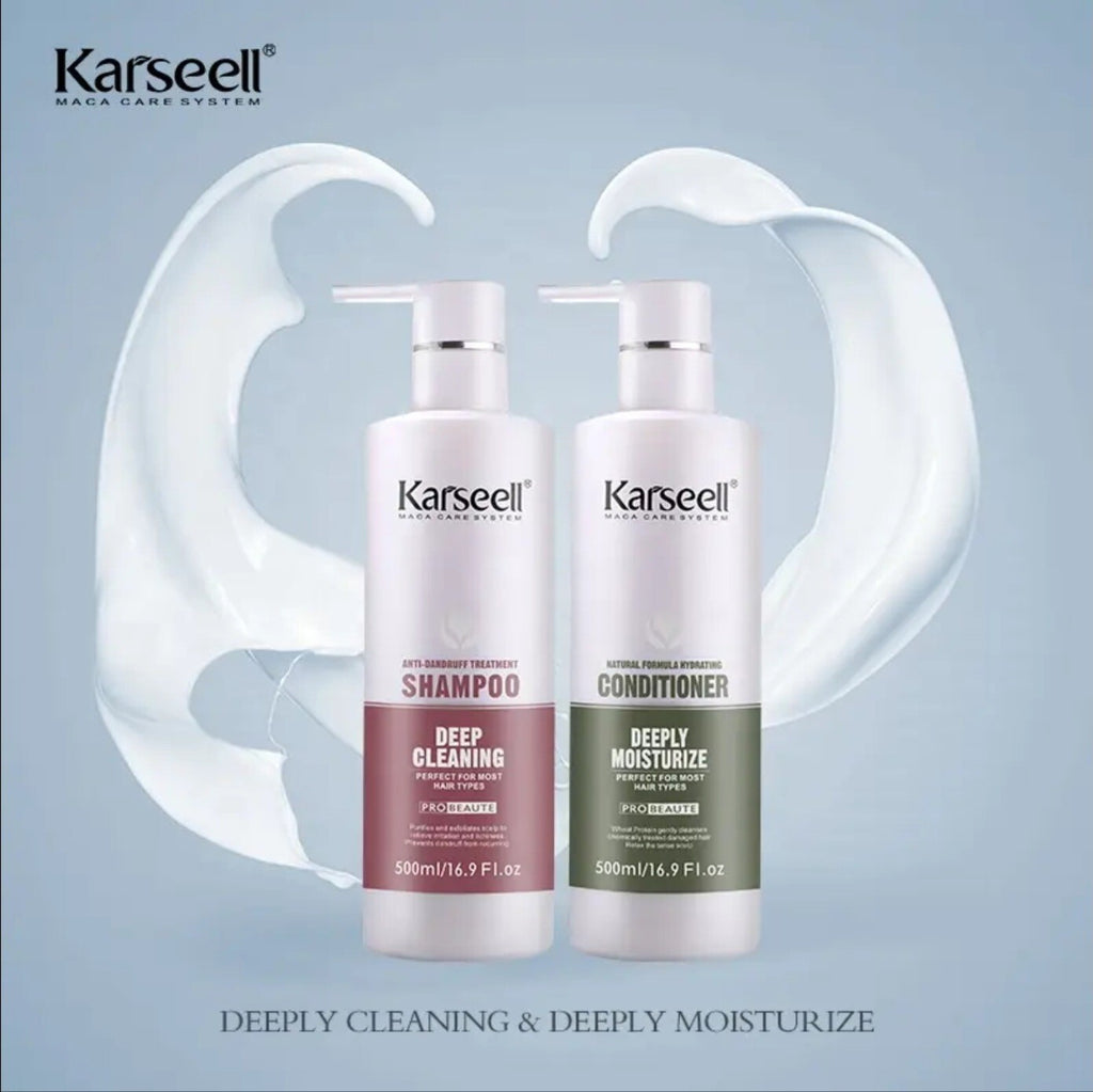 Dandruff Relief Shampoo & Conditioner Set for Dry Scalp with Hair Mask - Karseell