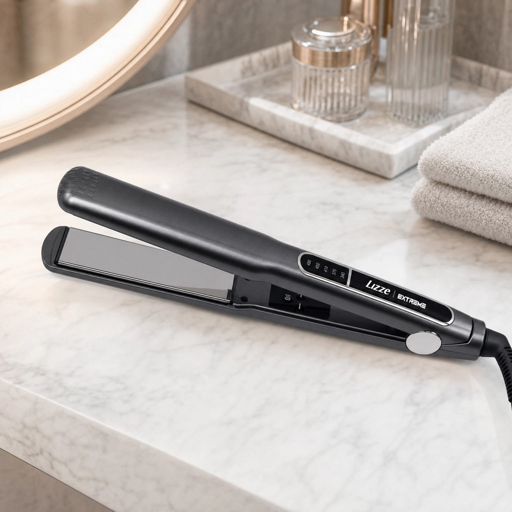Professional Titanium Flat Iron Hair Straightener 480°F Dual Volt