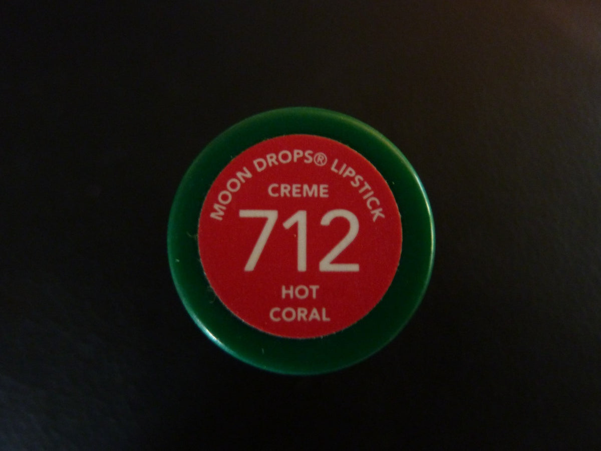 Revlon Moon Drops Lipstick HOT CORAL 712 - New Sealed Tube, Cosmetic Makeup