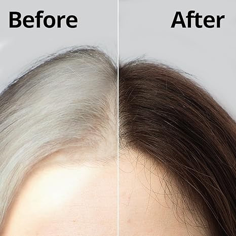 Herbal Hair Dye Natural Brown 2 Pack - No Ammonia or PPD, Korean Herbal Extracts