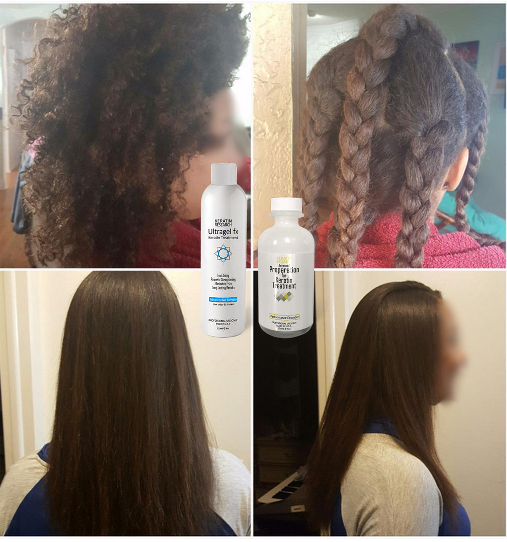 Brazilian Keratin Hair Treatment Gel - Frizz Control & Shine 120ml