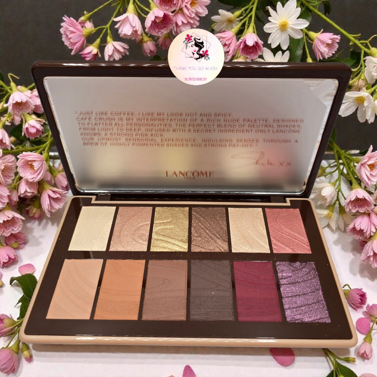 Lancôme Idole Cafe Crush x Sheika Daley 12 Eyeshadow Palette New Authentic