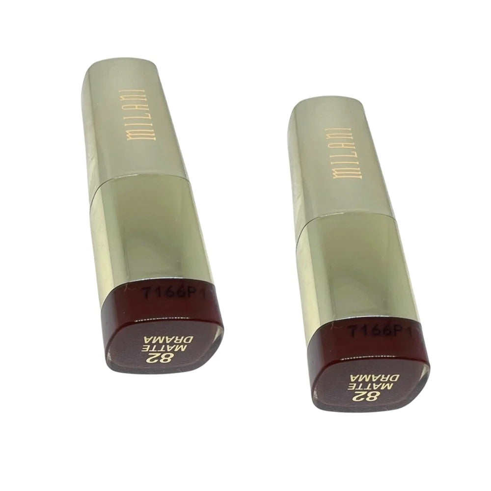 Pack of 2 Matte Lipstick Sets - Milani Color Statement 82