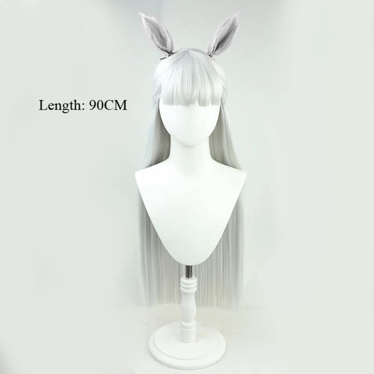 Anime Cosplay Wig and Tail Set for Gold Ship Character Halloween Costume