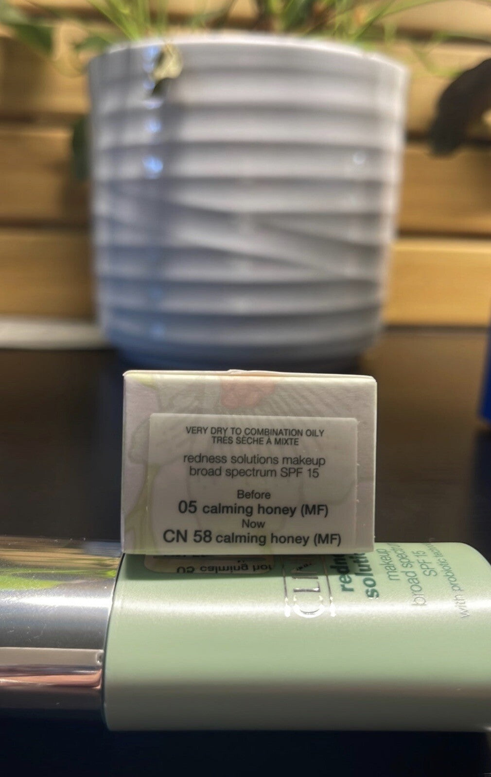 Calming Face Makeup SPF 15 for Redness-Prone Skin - Honey, 1 Ounce