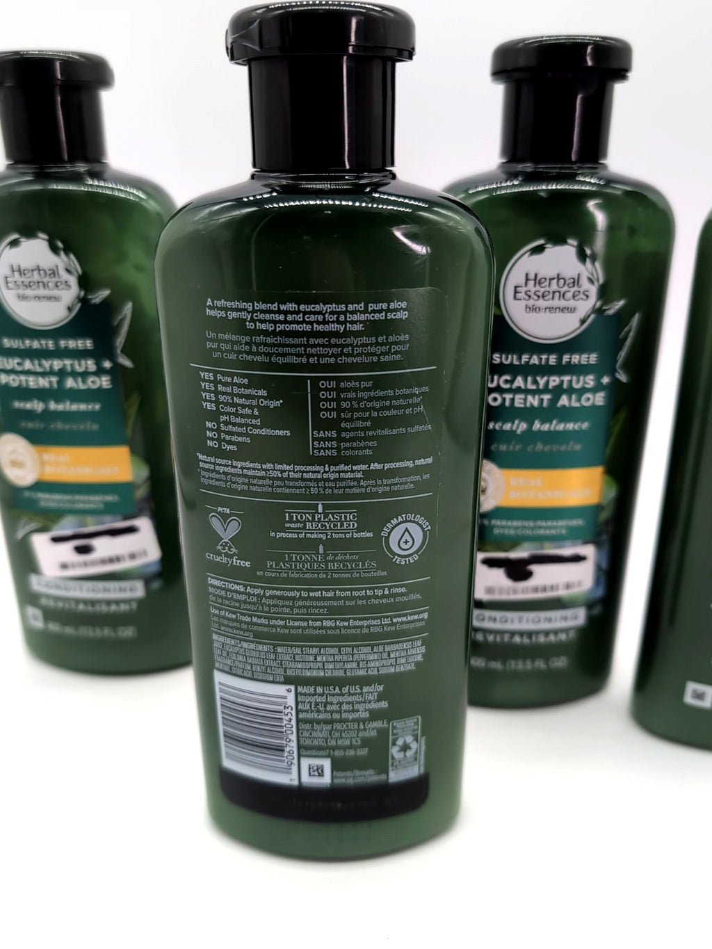 Herbal Essences Aloe & Eucalyptus Scalp Conditioner - 13.5 Oz Pack of 4