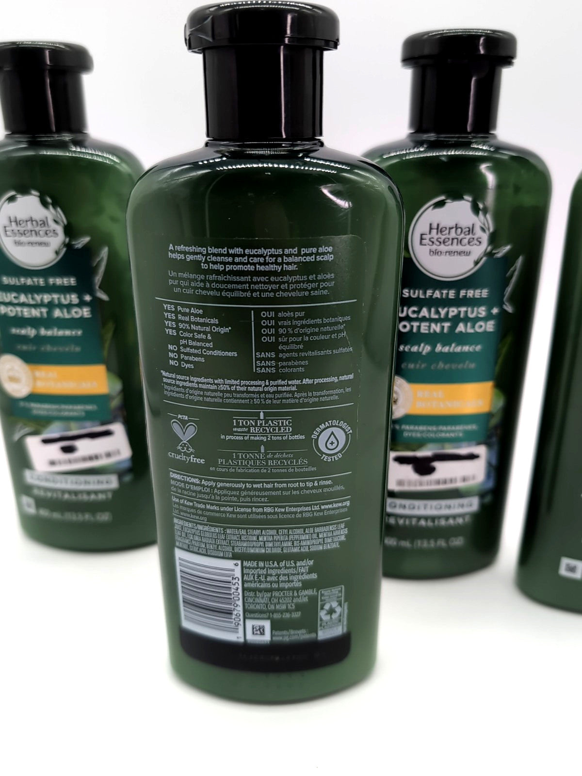 Herbal Essences Aloe & Eucalyptus Scalp Conditioner - 13.5 Oz Pack of 4