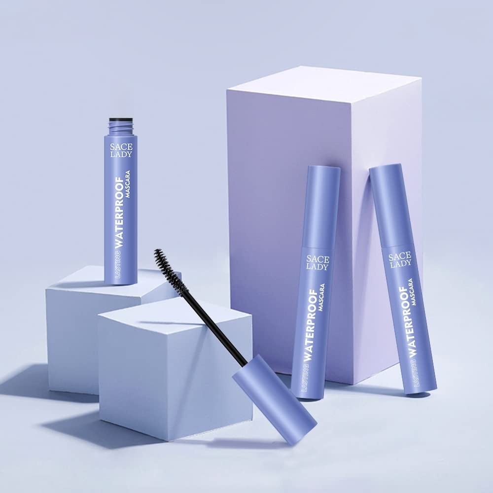 Waterproof Black Mascara - Volumizing & Long-Lasting Eyelash Makeup