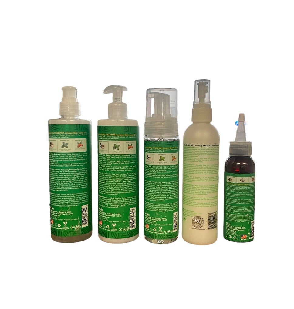 Hawaiian Silky Miracle Hair Care Set - Shampoo, Conditioner, Foam, Oil & More