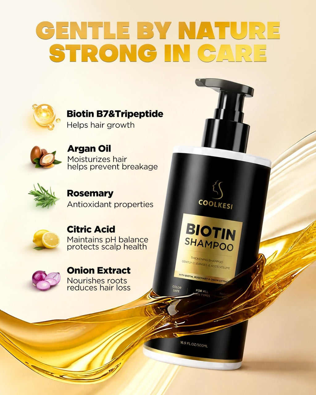 Biotin Hair Growth Shampoo & Conditioner Set for Hair Loss & Volume