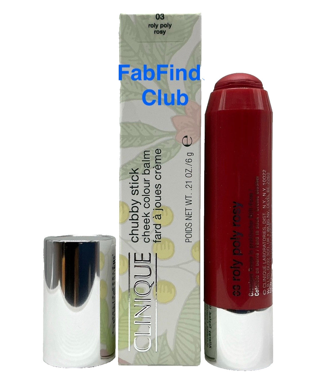 Clinique Cheek Colour Balm 03 Roly Poly Rosy Full Size Makeup