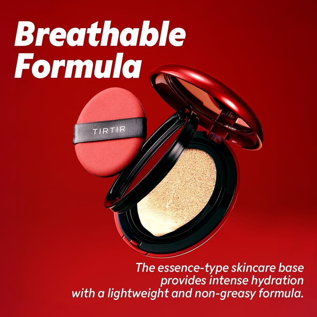 TIRTIR Mask Fit Red Cushion Foundation - Full Coverage, Skin Fit, Long-Lasting