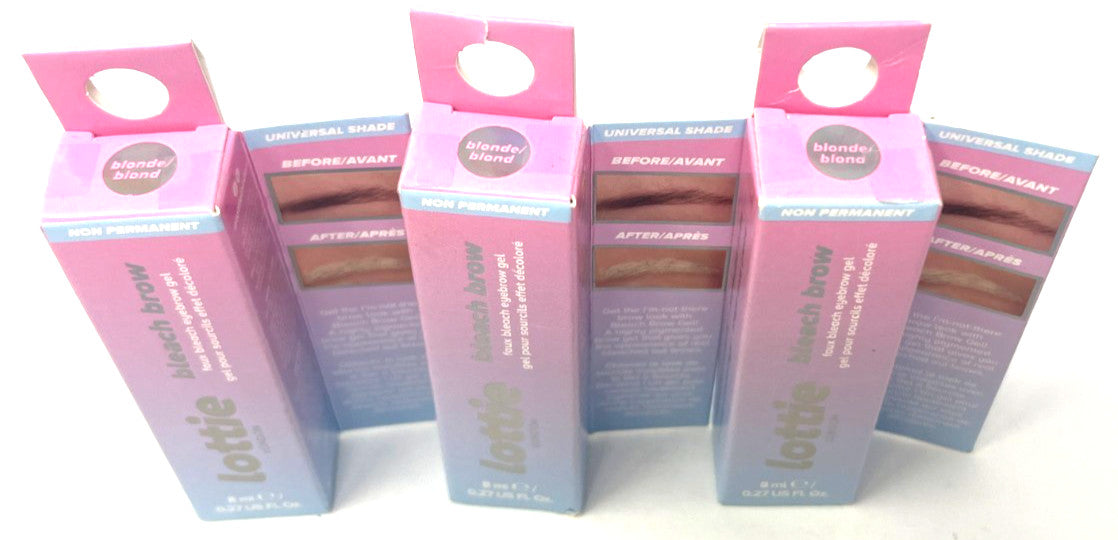 Lottie Bleach Brow Faux Brow Gel Duo — Blonde, 0.27 fl oz Each