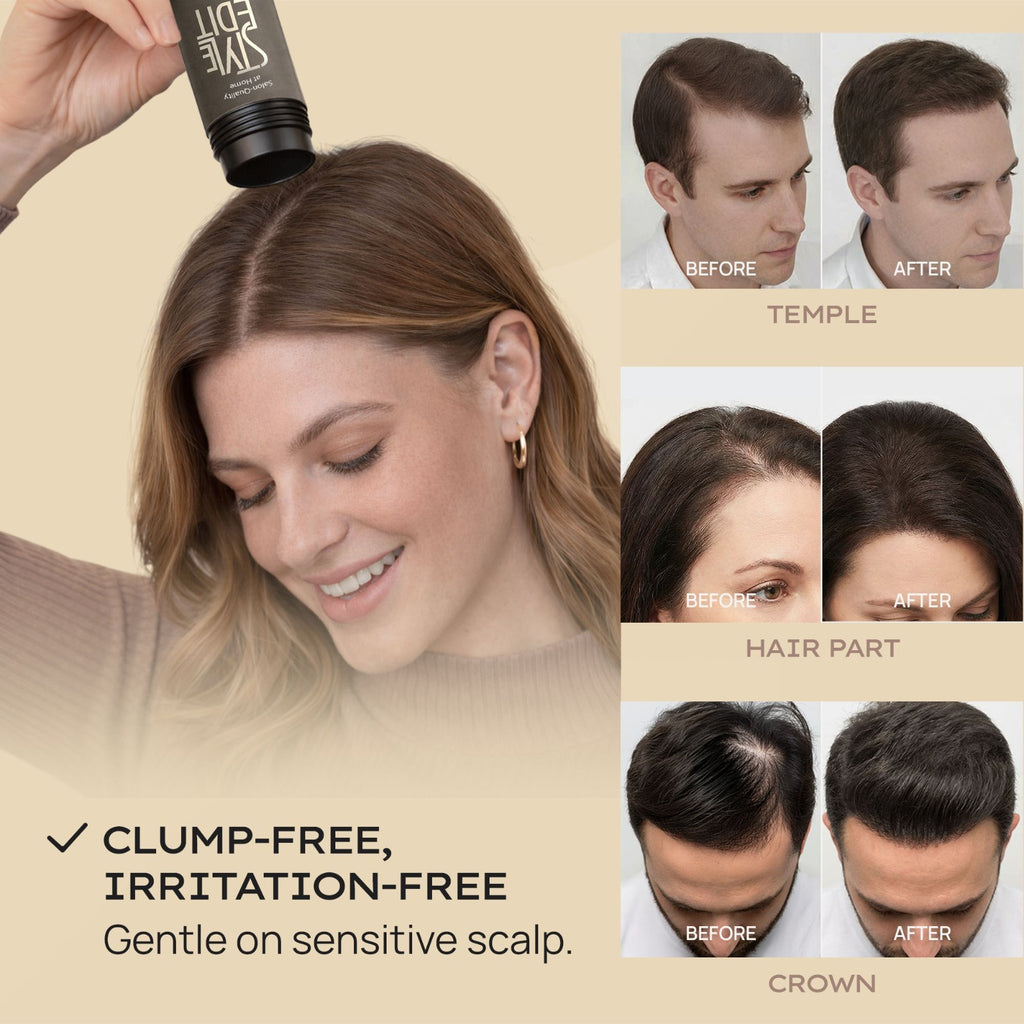 Hair Building Fibers for Thinning Hair | Instant Volume & Concealment