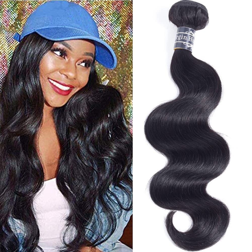 Brazilian Body Wave Human Hair Bundle 20 Inch Virgin Hair Extensions
