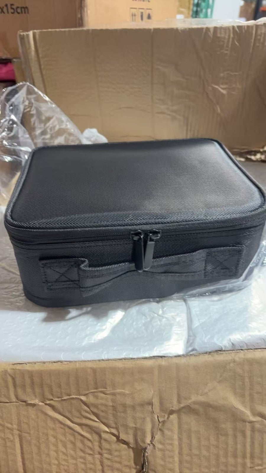 Oxford Cloth Portable Makeup Bag - Compact Cosmetic Organizer