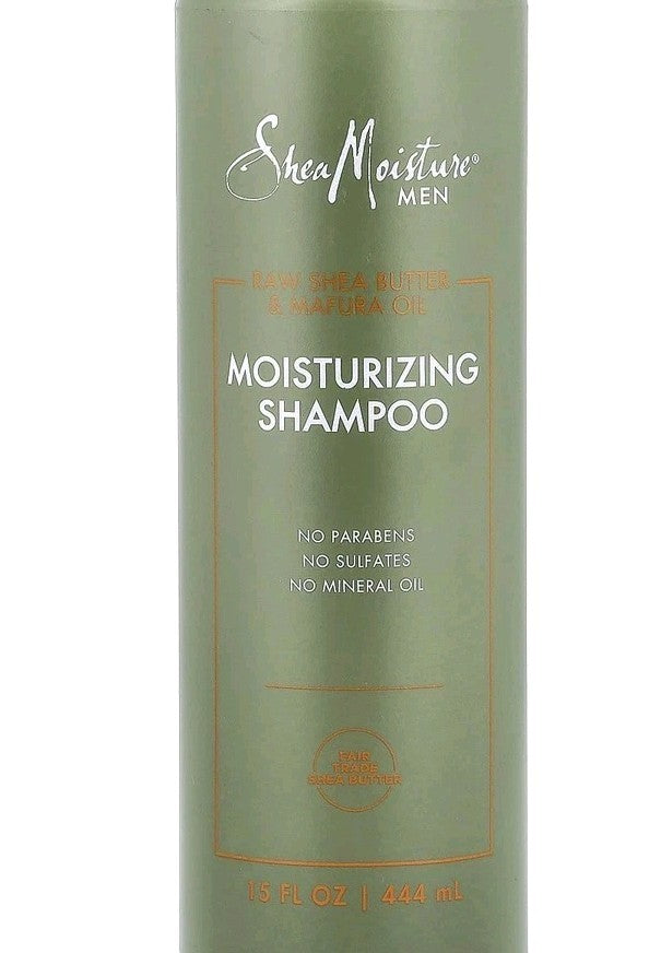 Moisturizing Shampoo for Dry Hair 13oz - 2 Pack SheaMoisture Men Shea Butter & Mafura Oil