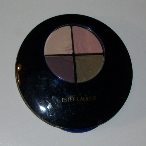 Estee Lauder Two-In-One Eyeshadow Quad Wet/Dry Formula - 0.11oz/3.2g - Sand Dollar, Tearose, Eggplant, Khaki