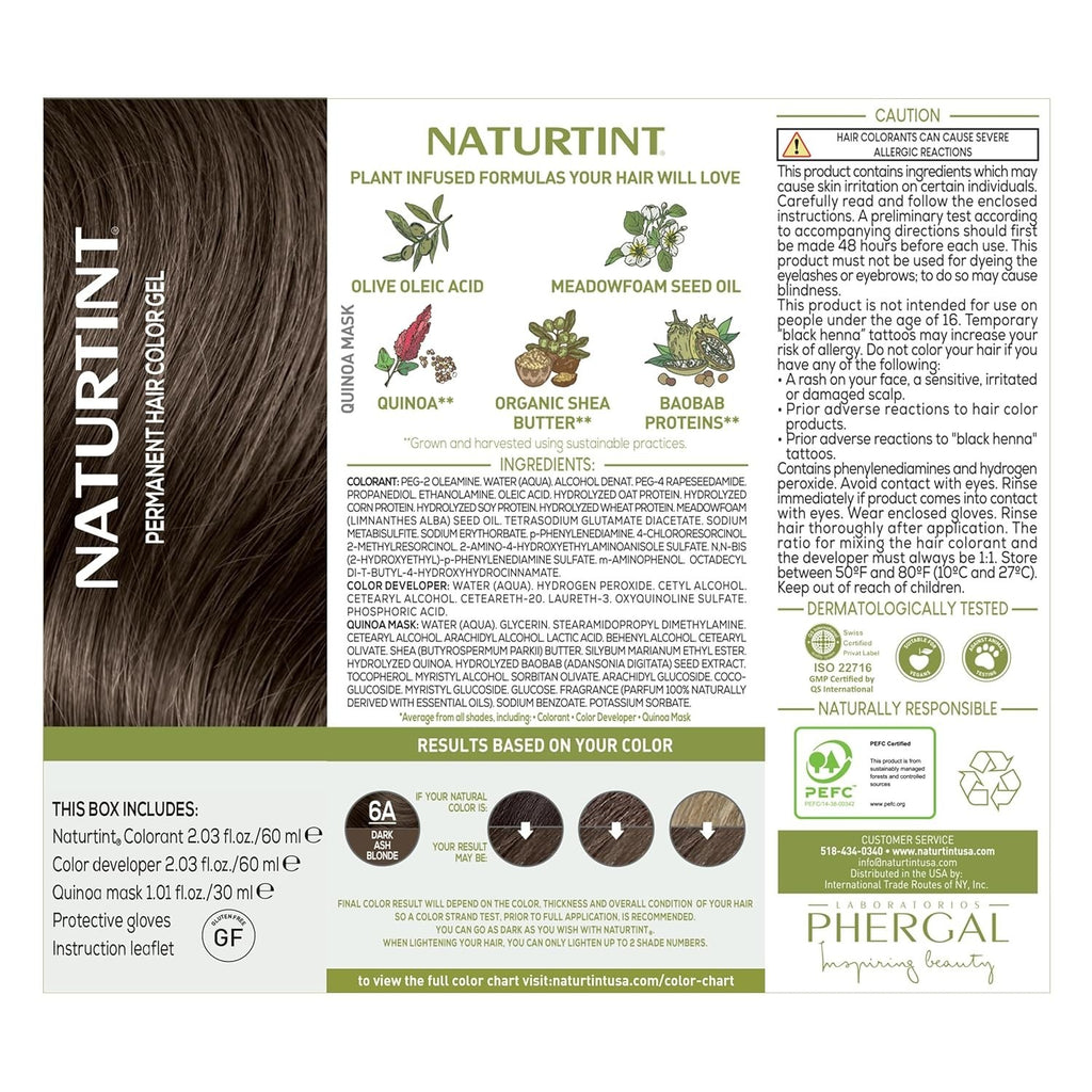Dark Ash Blonde Permanent Hair Color - Ammonia-Free & Long-Lasting