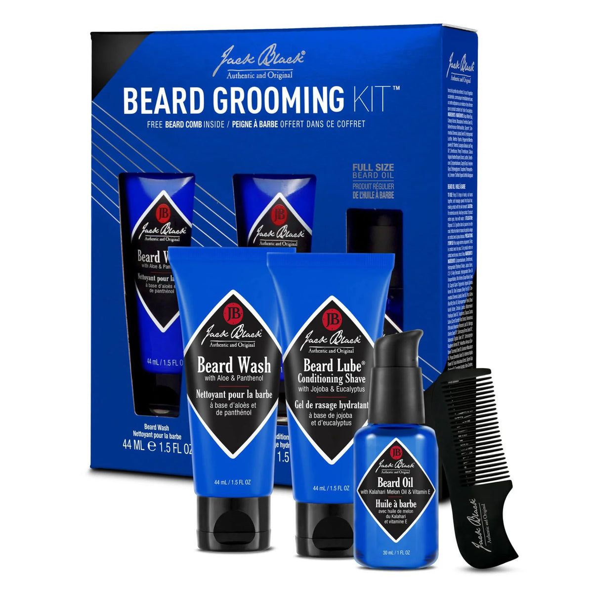 Men's Beard Grooming Kit with Combs & Accessories - Premium Quality