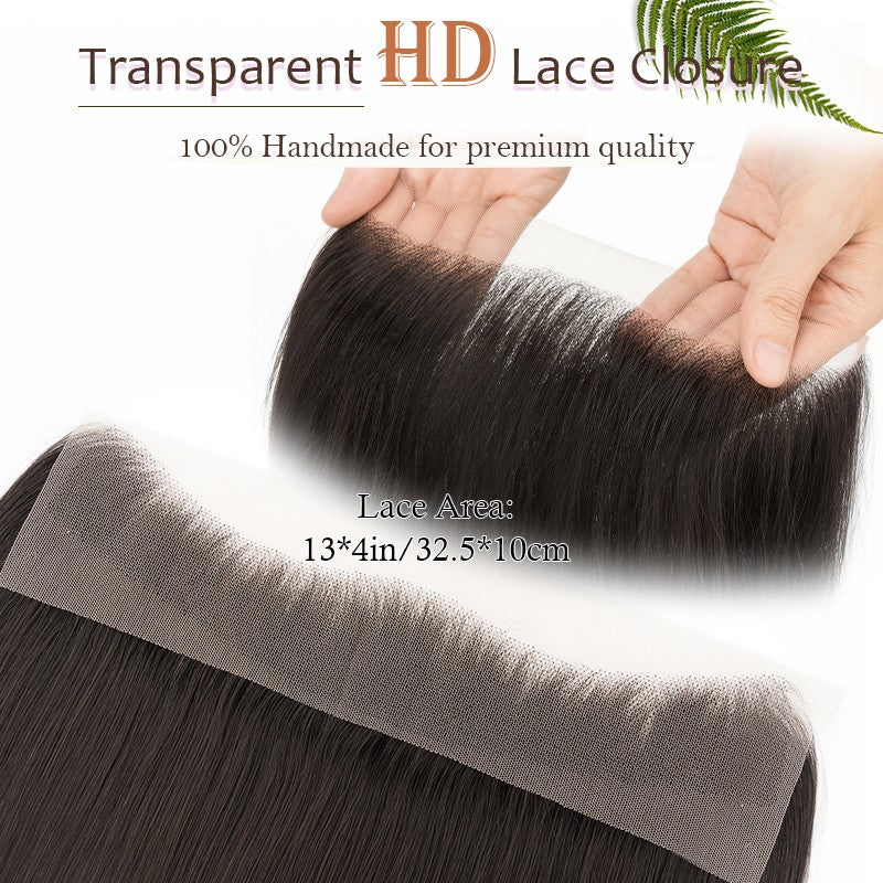Human Hair Topper with Lace Front for Thinning Hair - Full Lace Hairpiece