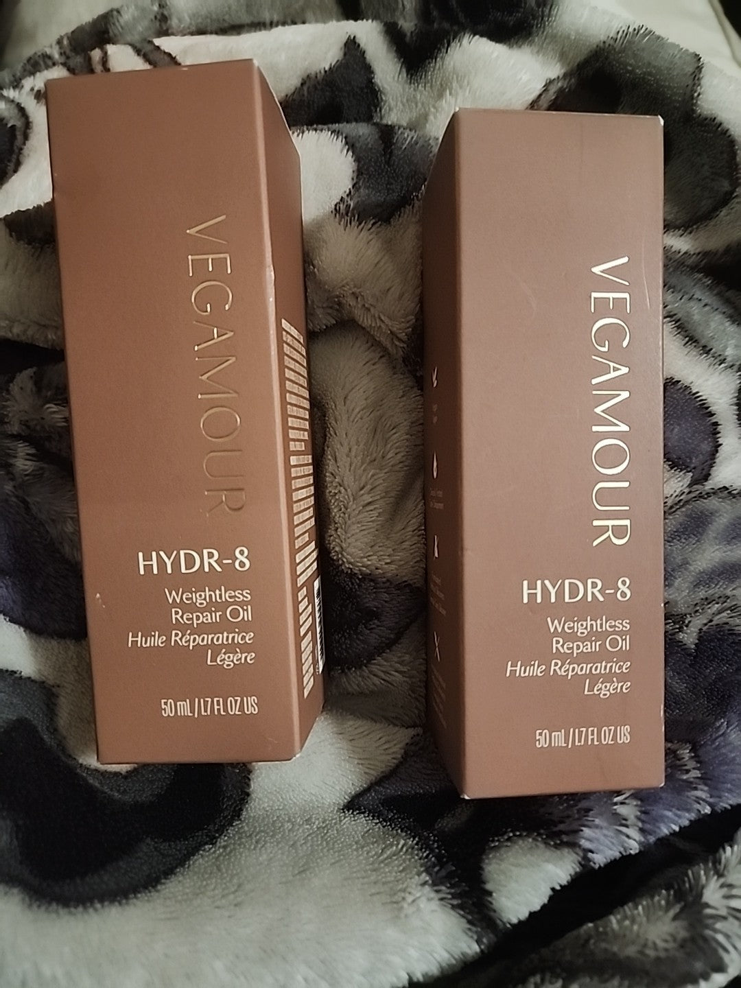 Vegamour Hydr-8 Weightless Hair Repair Oil 2-Pack 50ml – Nourishing Frizz Control