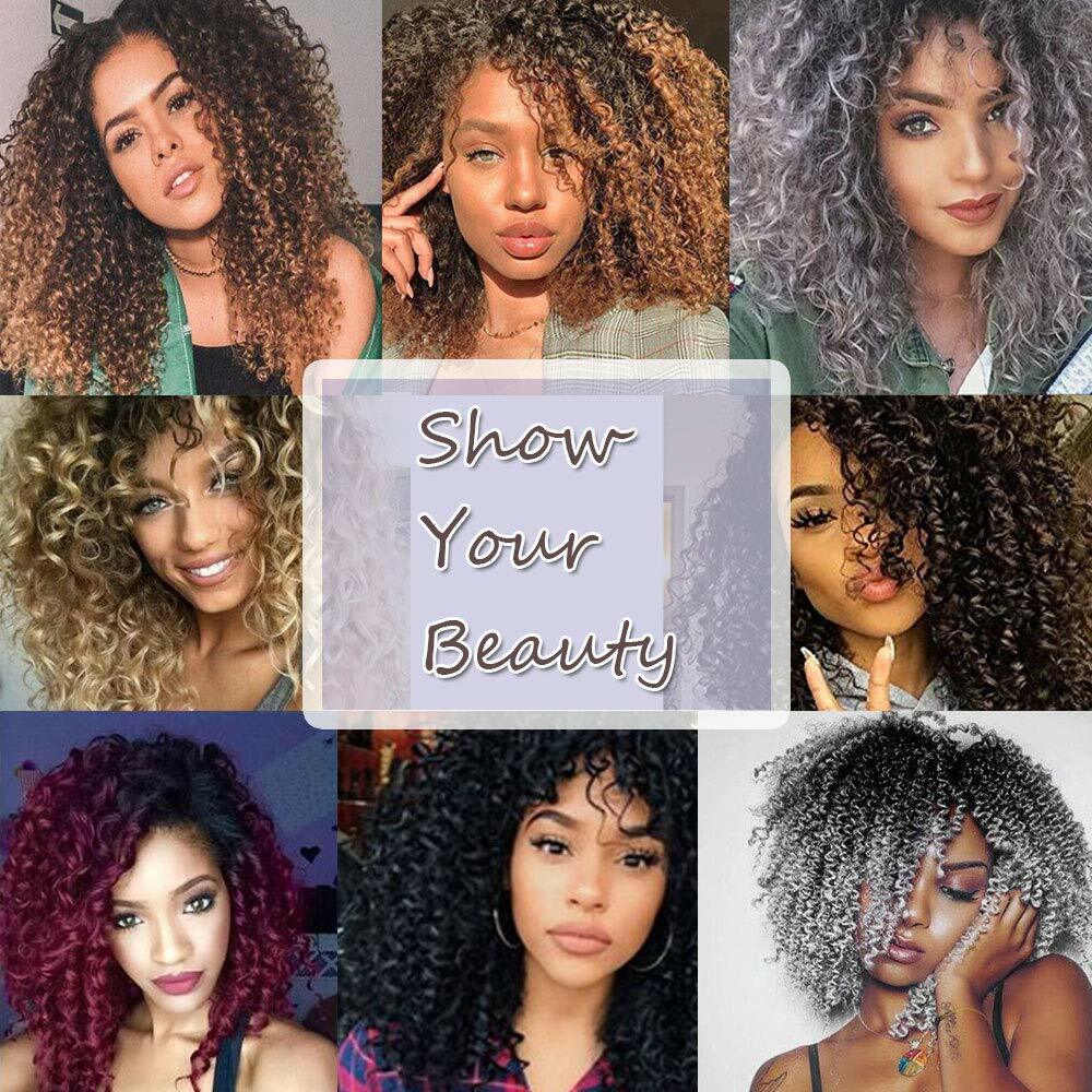14-Inch Water Wave Crochet Hair Extensions for Black Women - Synthetic Braids