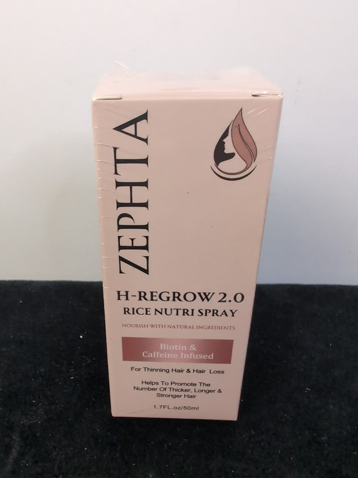 H-Regrow 2.0 Rice Nutri Spray with Biotin & Caffeine - 1.7 oz