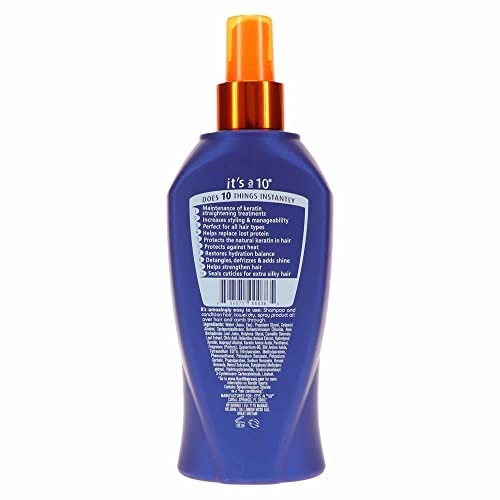 Keratin Hair Spray for Frizz Control & Shine - 2 Pack, 10 fl oz