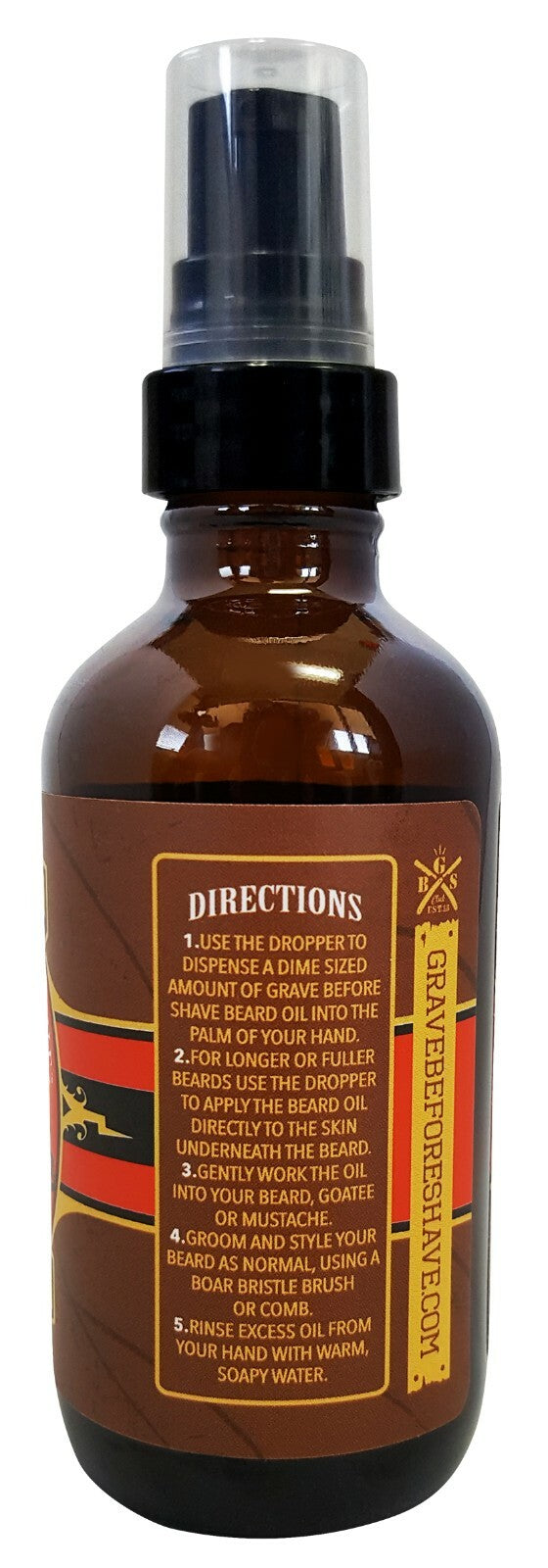 Cigar Scent Beard Oil - 4 Oz Natural Conditioner for Beard & Skin