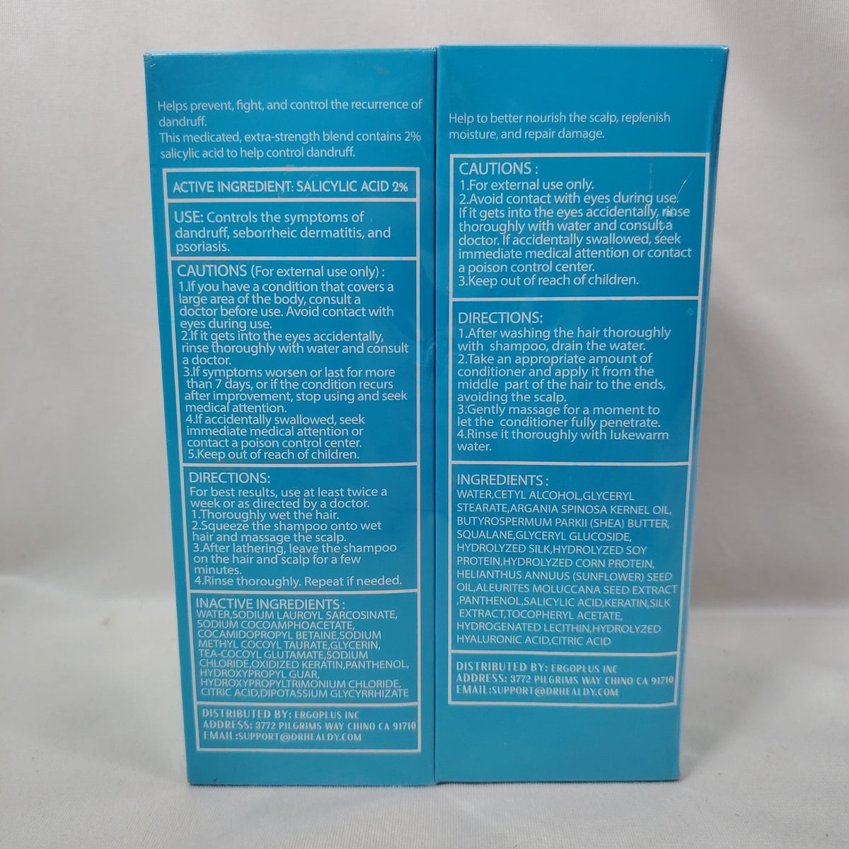 Anti-Dandruff Shampoo & Conditioner Set - 13.6 Fl Oz, Soothe Scalp