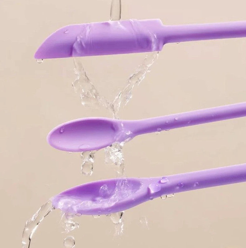 Silicone Cosmetic Spatula Set for Jars - Makeup and Skincare Tools