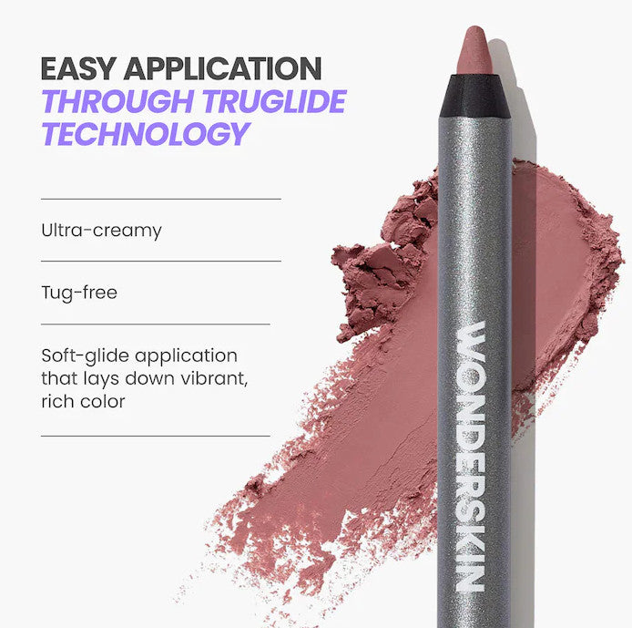 Long-Wearing Lip Liner Pencil - Waterproof, Smudge-Proof, 6 Shades