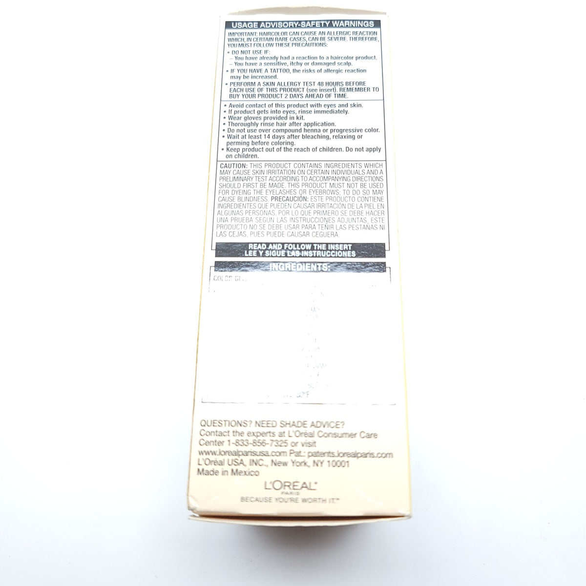 L'Oreal Paris Superior Preference Permanent Cool Blonde Hair Color 8UA - 2 Pack