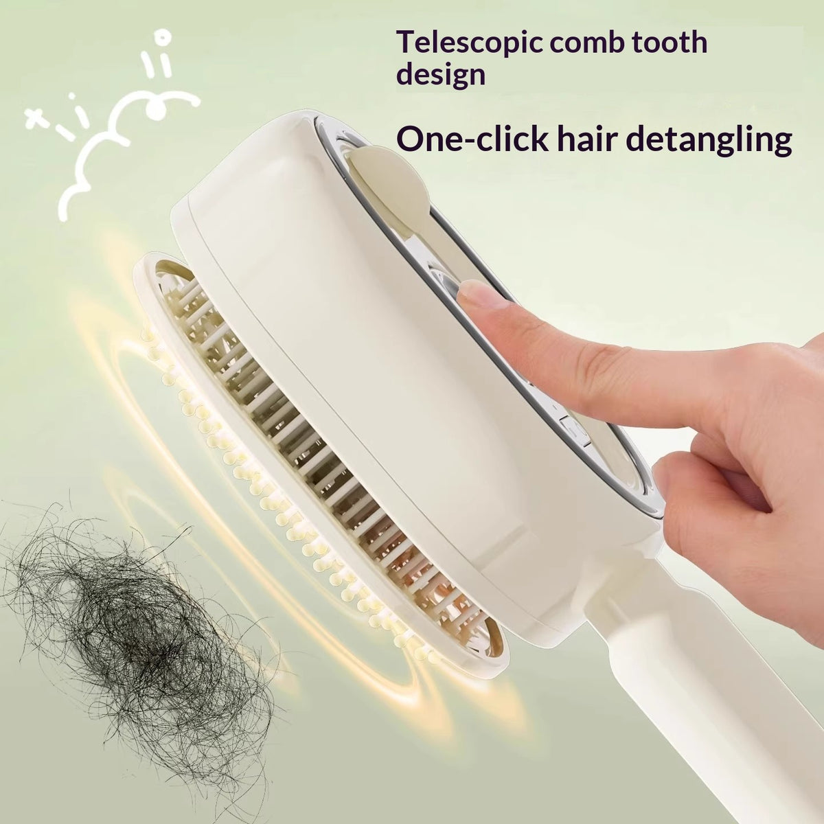 Electric Spray Airbag Massage Comb with Essential Oil Diffuser and Anti-Static Hair Brush