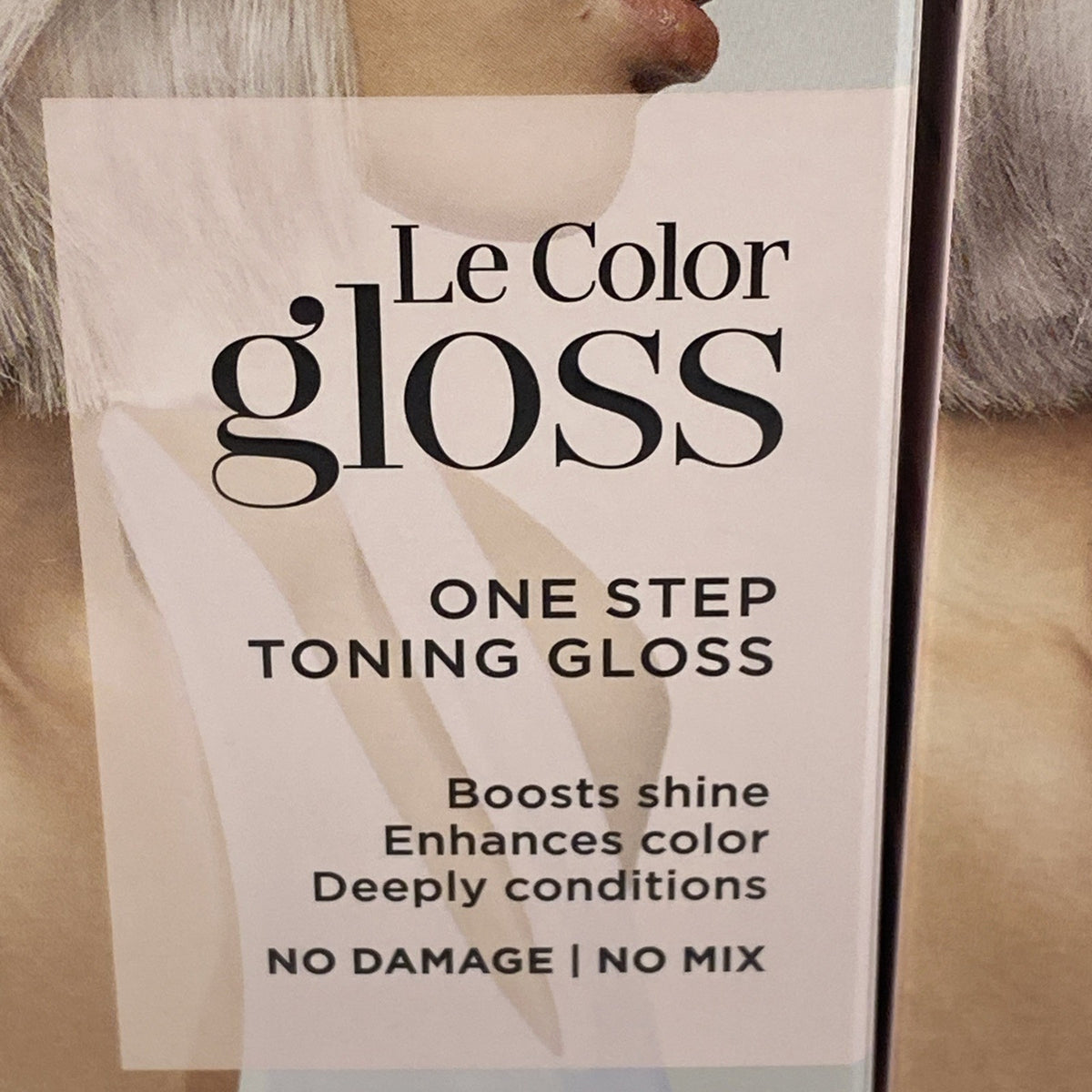 3-Pack L'Oréal Le Color Gloss Platinum Pearl Hair Toning Kit