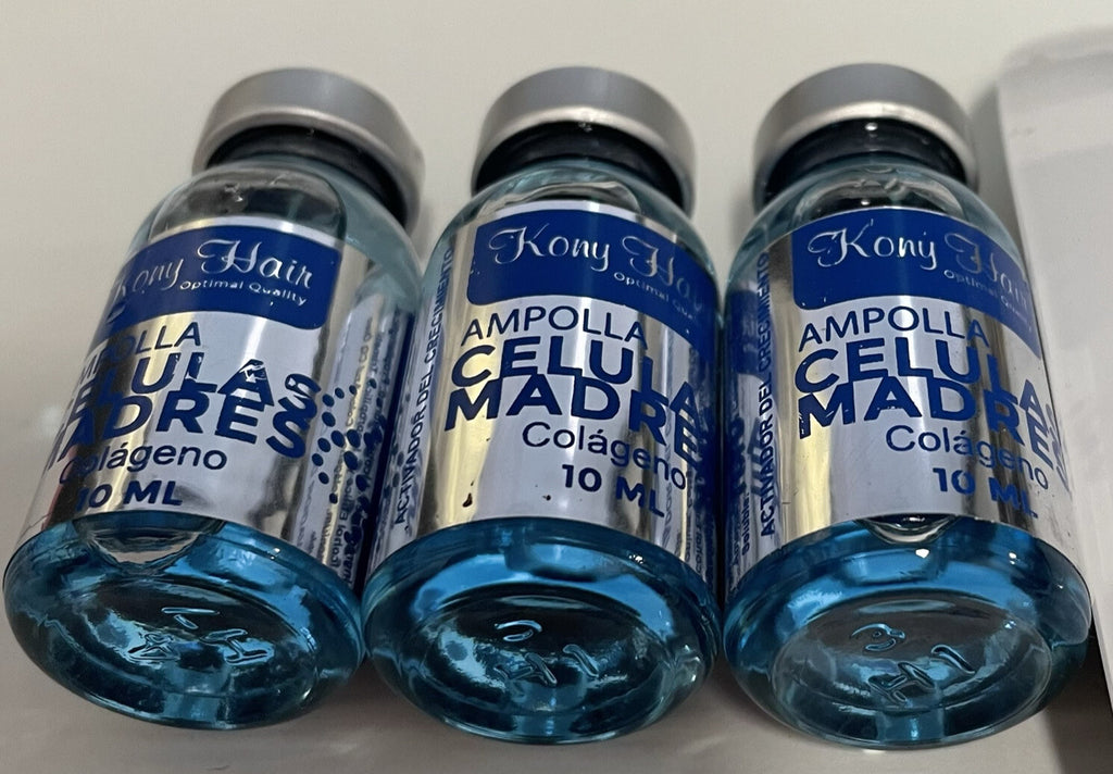 Hair Cell Regeneration Ampoules 3 Vials of 15ml for Damaged Hair - Kony Hair