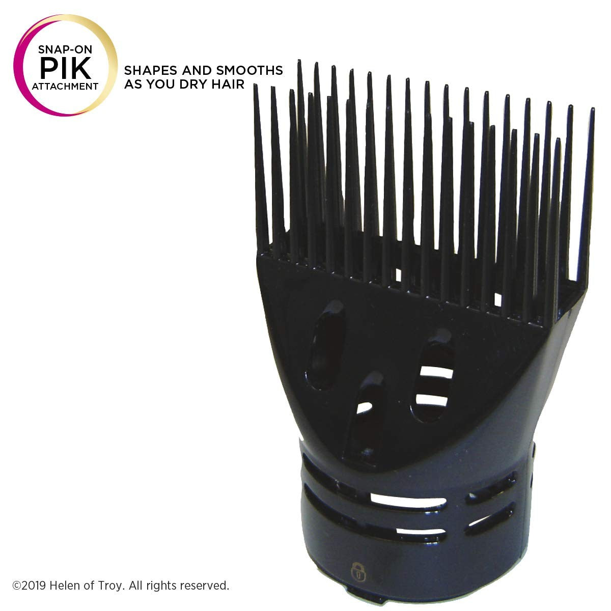 Professional 1875-Watt Hair Dryer with Styling Pik & Attachments