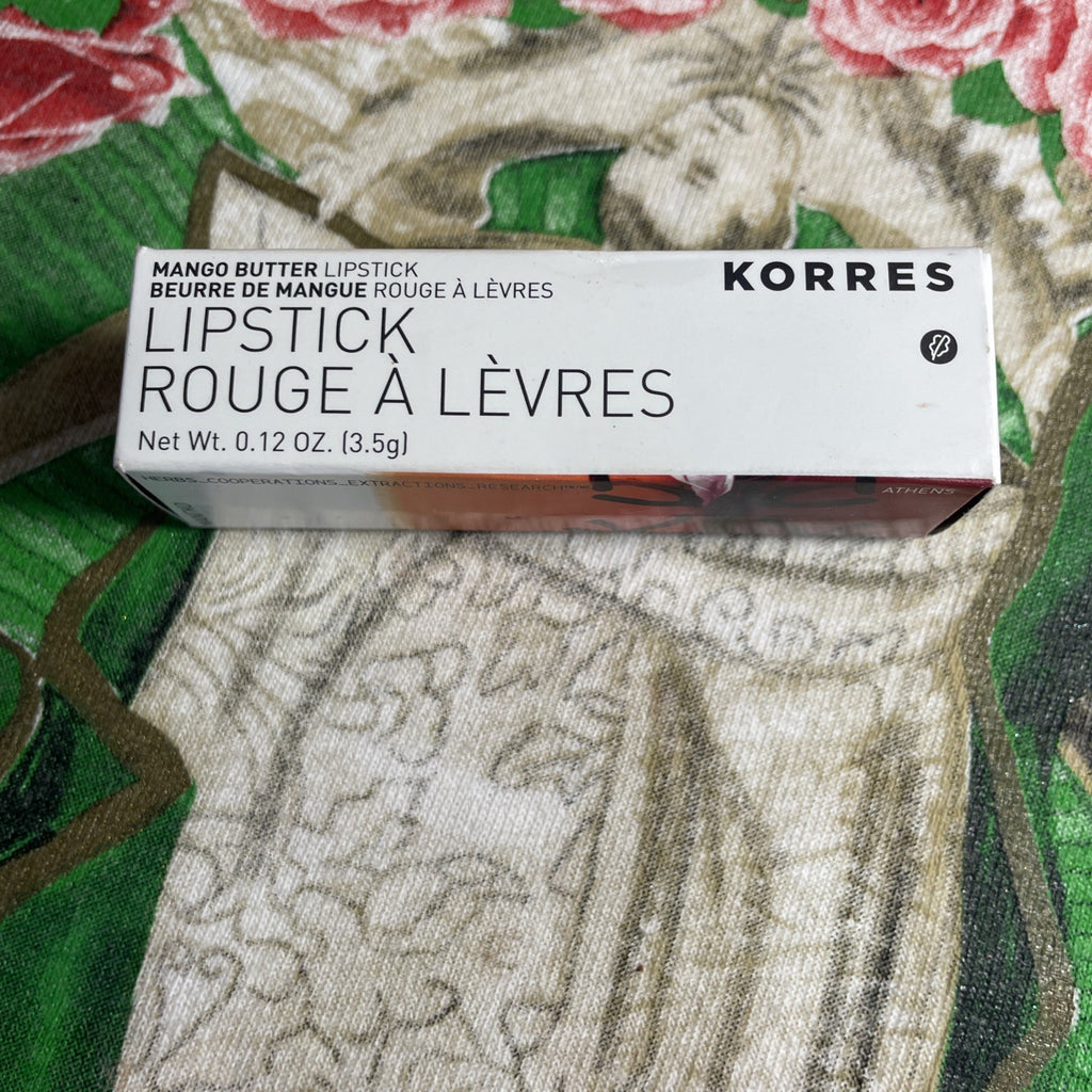 Korres Mango Butter Lipstick - Coral 45 Full Size NIB Rare HTF