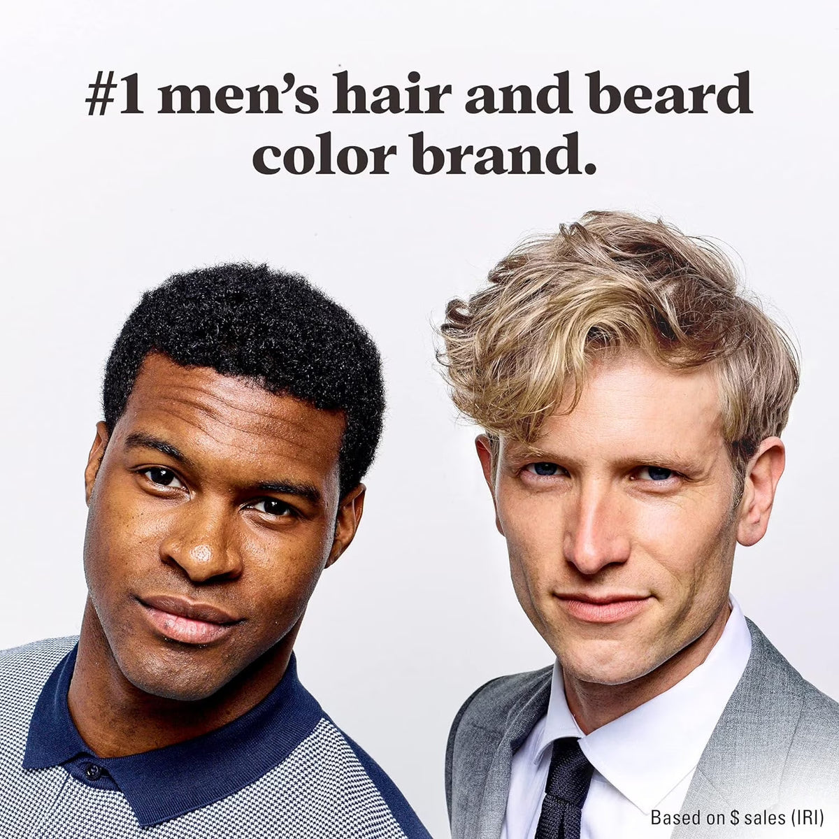 Men's Hair Color Kit Light Brown No Mix Comb-In Gray Coverage