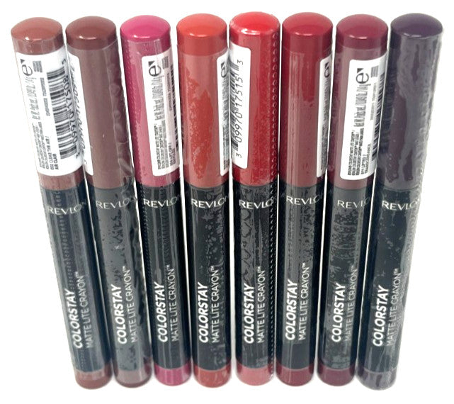 8-Pack Revlon ColorStay Matte Lite Crayons Sealed - No Repeats