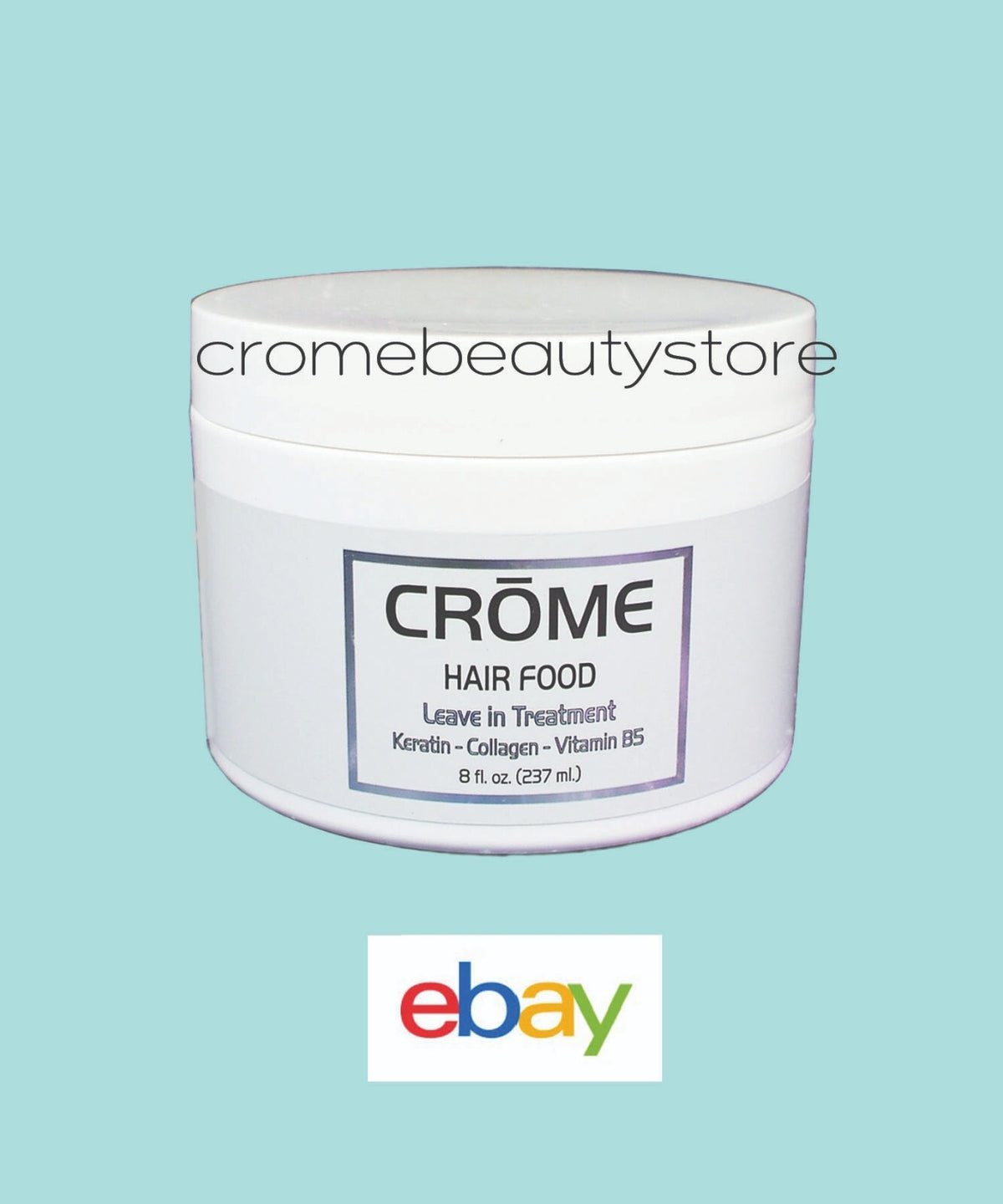 CROME Hair Food Leave-In Treatment with Keratin & Collagen - 8 oz