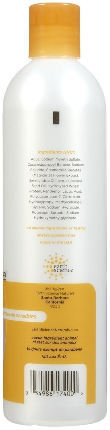 Earth Science Fragrance-Free Gentle Shampoo 12 oz Pack of 3