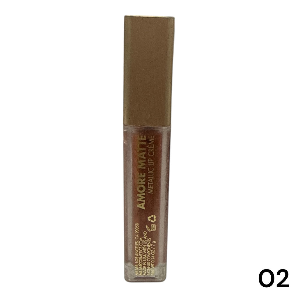 Milani Amore Matte Metallic Lip Creme - You Pick Shade (0.24oz / 7g) Lip Color